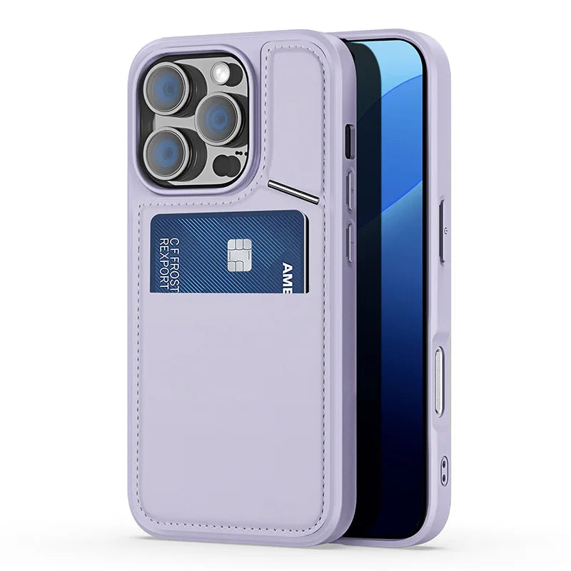 3-in-1 MagSafe Case for iPhone 13-16 Pro Max with Wallet & Stand
